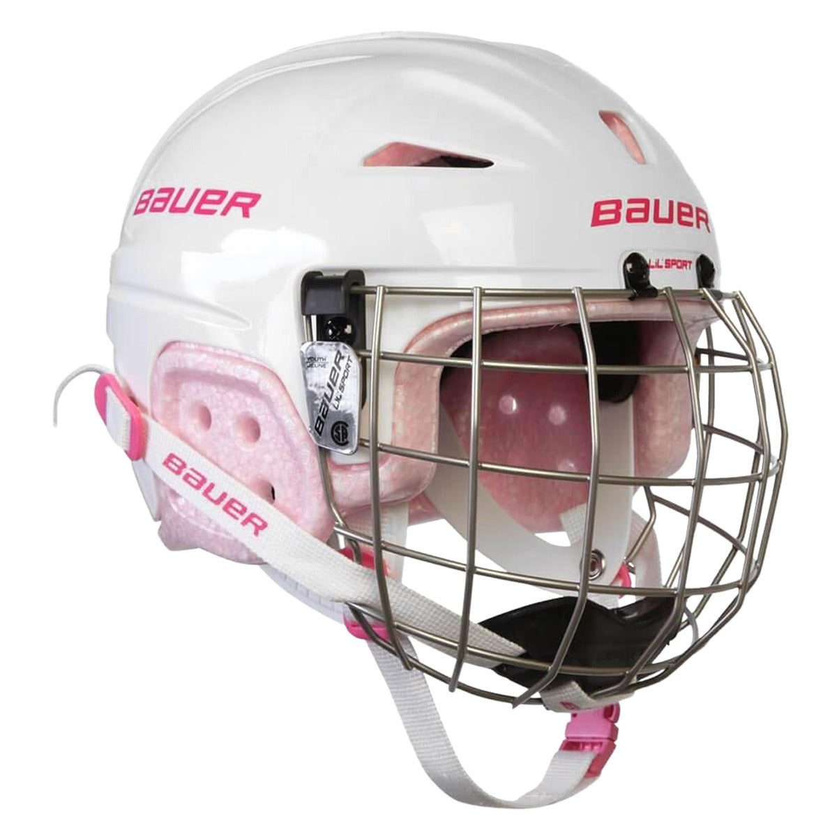 CASQUE BAUER ROSE YTH 48.5CM-54 CM