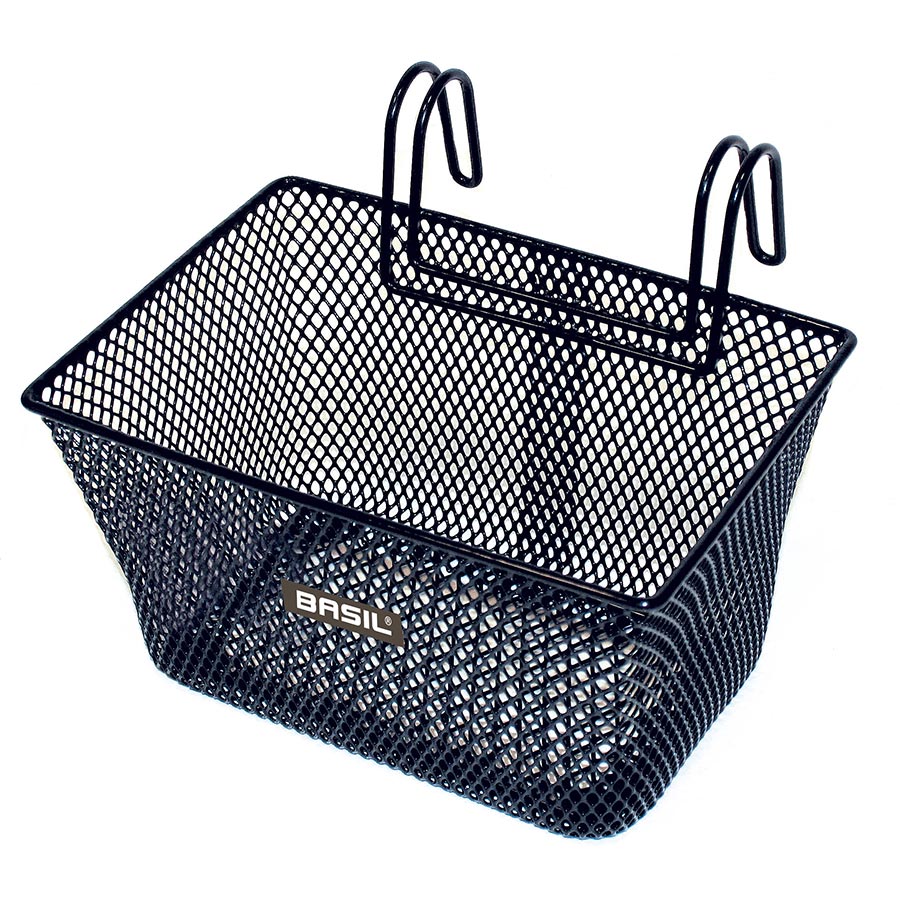 Basil, Tivoli, Basket, Front, 26x24x17 cm, Black