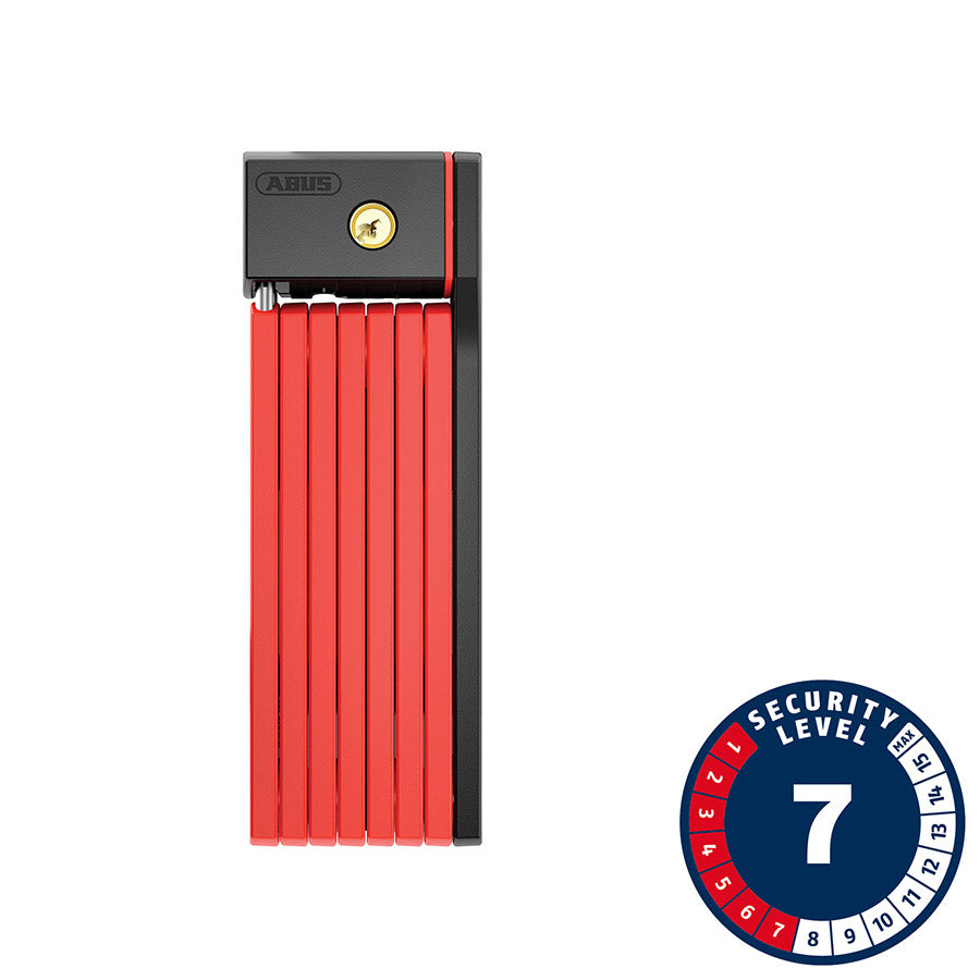 Abus, Bordo Big uGrip 5700, Folding Lock, Key, 100cm, 3.3', 5mm, Black