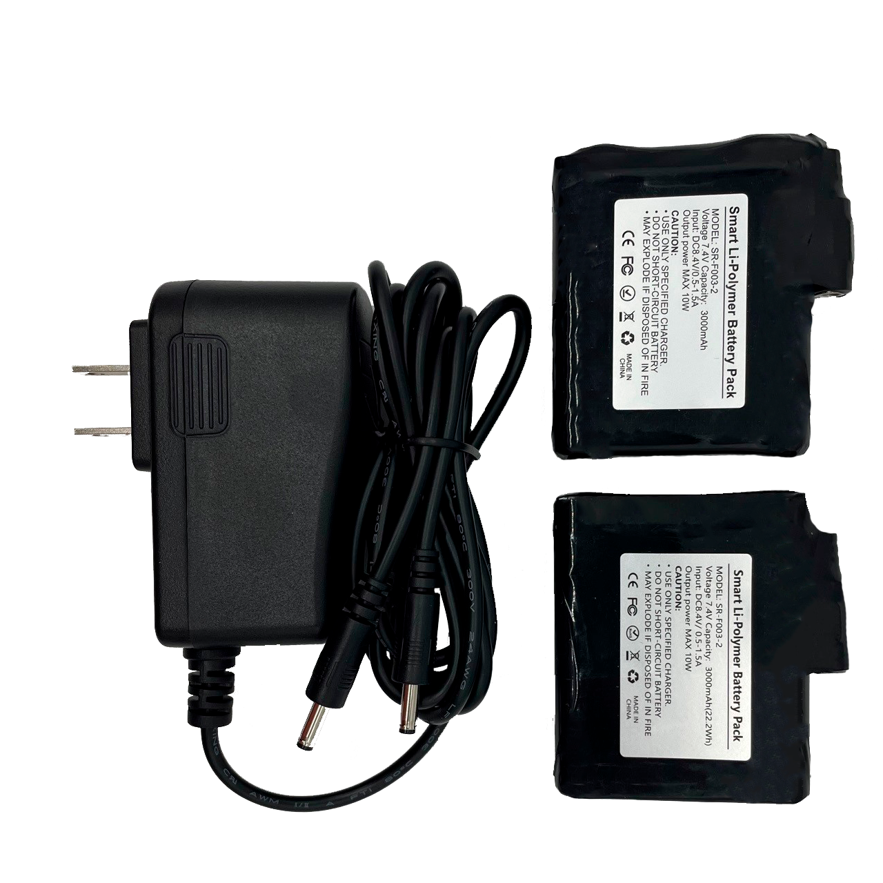 HEAT Up Kit Batteries et Chargeur NOIR
