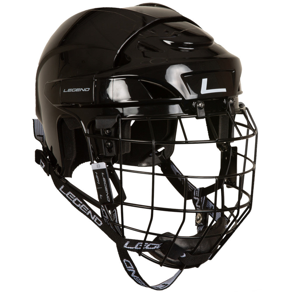 HP1 Casque ultra-léger noir avec grille