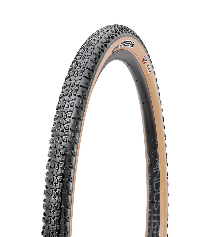 Maxxis, Rambler, Tire, 700x38C, Folding, Tubeless Ready, Dual, EXO, 120TPI, Black