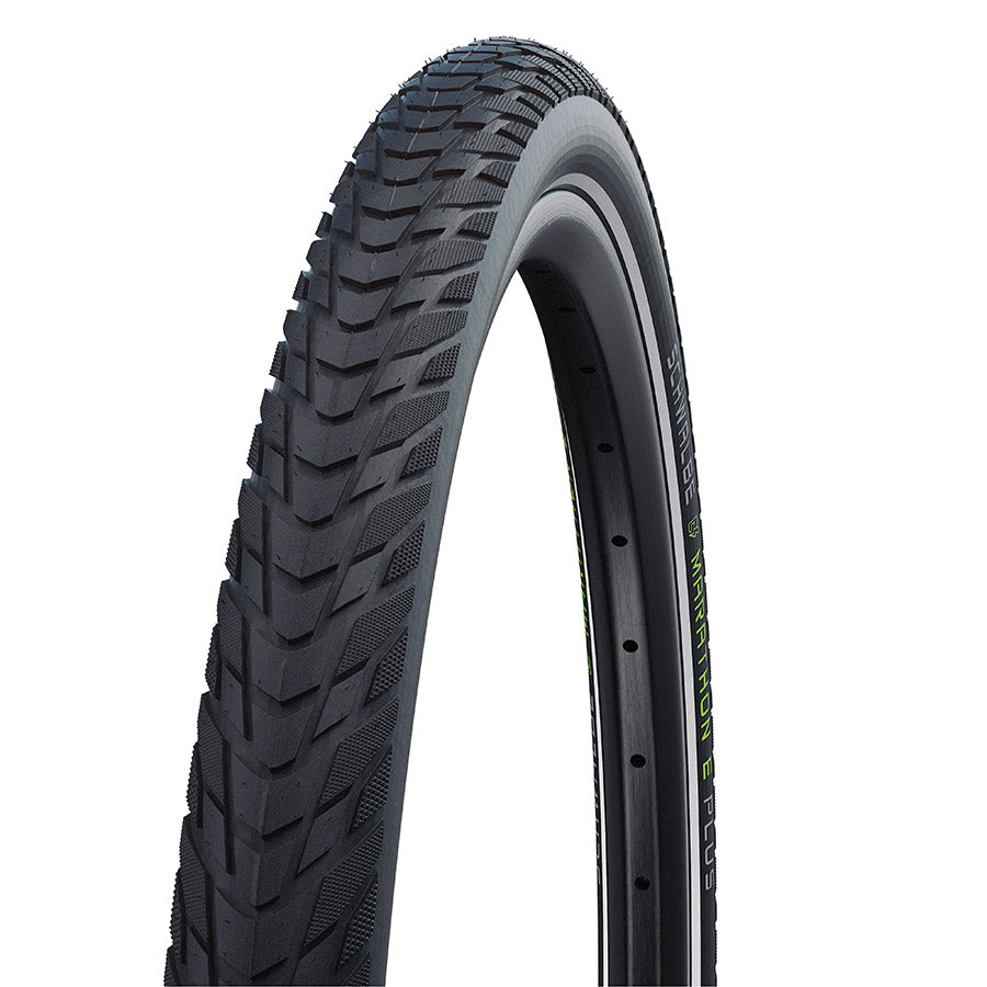 Schwalbe, Marathon E-Plus, Hybrid Tire, 700x40C, Wire, Clincher, Endurance, SmartGuard, 67TPI, Black