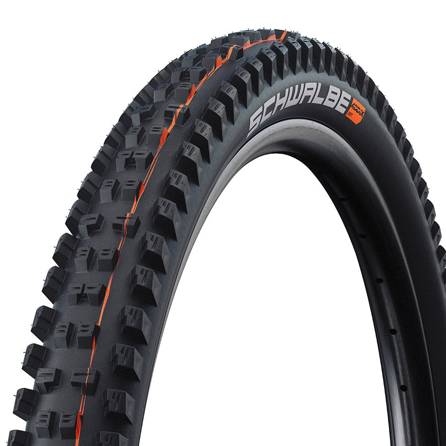 Schwalbe, Tacky Chan, Mountain Tire, 27.5''x2.40, Folding, Clincher, Addix Ultra Soft, Super Downhill, TL Easy, 2x67TPI, Black