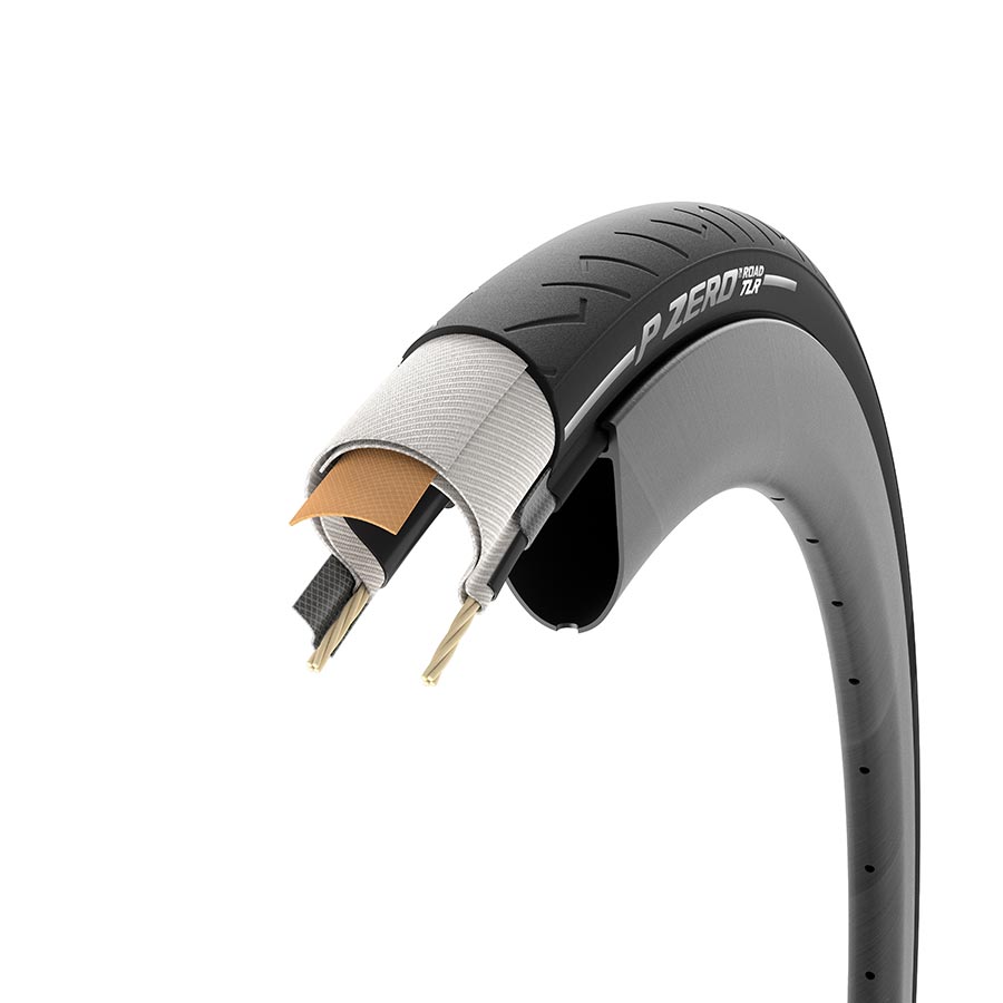 Pirelli, P Zero Road TLR, Road Tire, 700x30C, Folding, Tubeless Ready, SmartEVO, 120TPI, Black