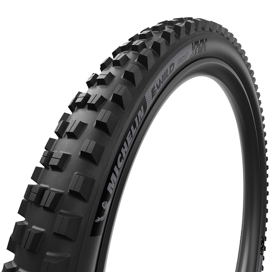 Michelin, E-WILD RACING LINE Front, Mountain Tire, 29''x2.40, Folding, Tubeless Ready, MAGI-X, Black