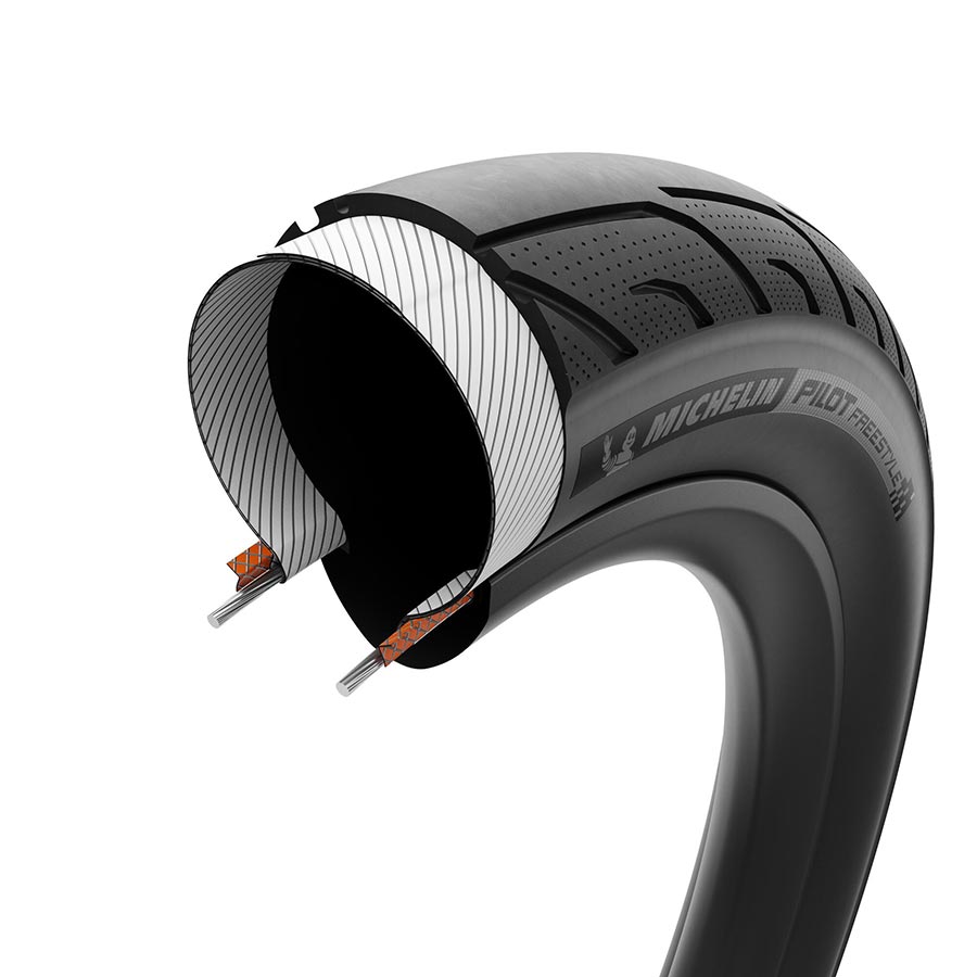 Michelin, Pilot Freestyle, 20''x2.10, Wire, Clincher, MAGI-X, Black