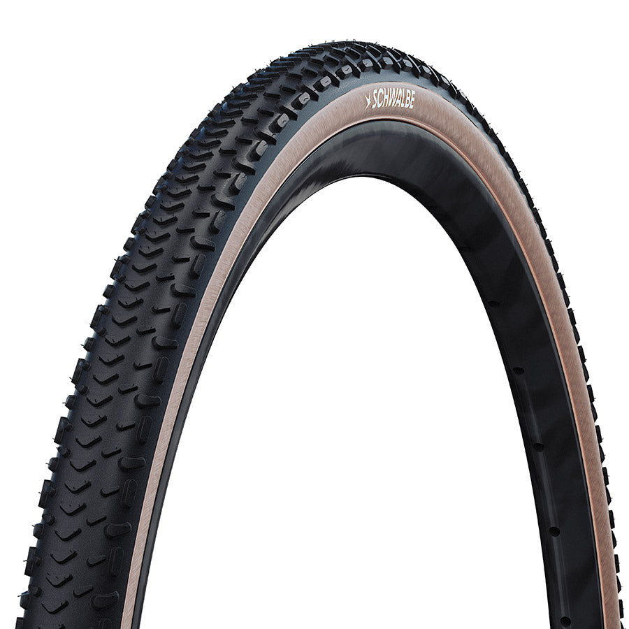 Schwalbe, G-One RX Pro, Gravel Tire, 28x1.50, Folding, Tubeless Ready, Addix Race, Pro, 67TPI, Transparent Sidewall
