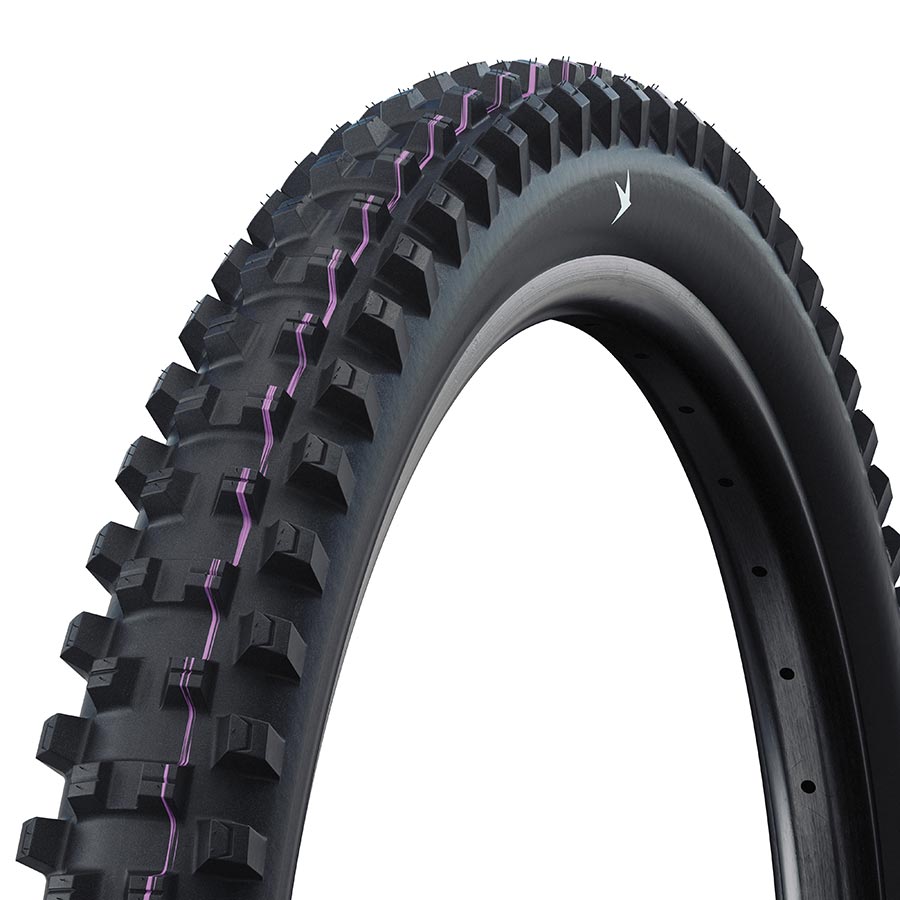 Schwalbe, Shredda Front, Mountain Tire, 29''x2.50, Folding, Tubeless Ready, Addix Ultra Soft, Gravity Pro - Radial, 67TPI, Black