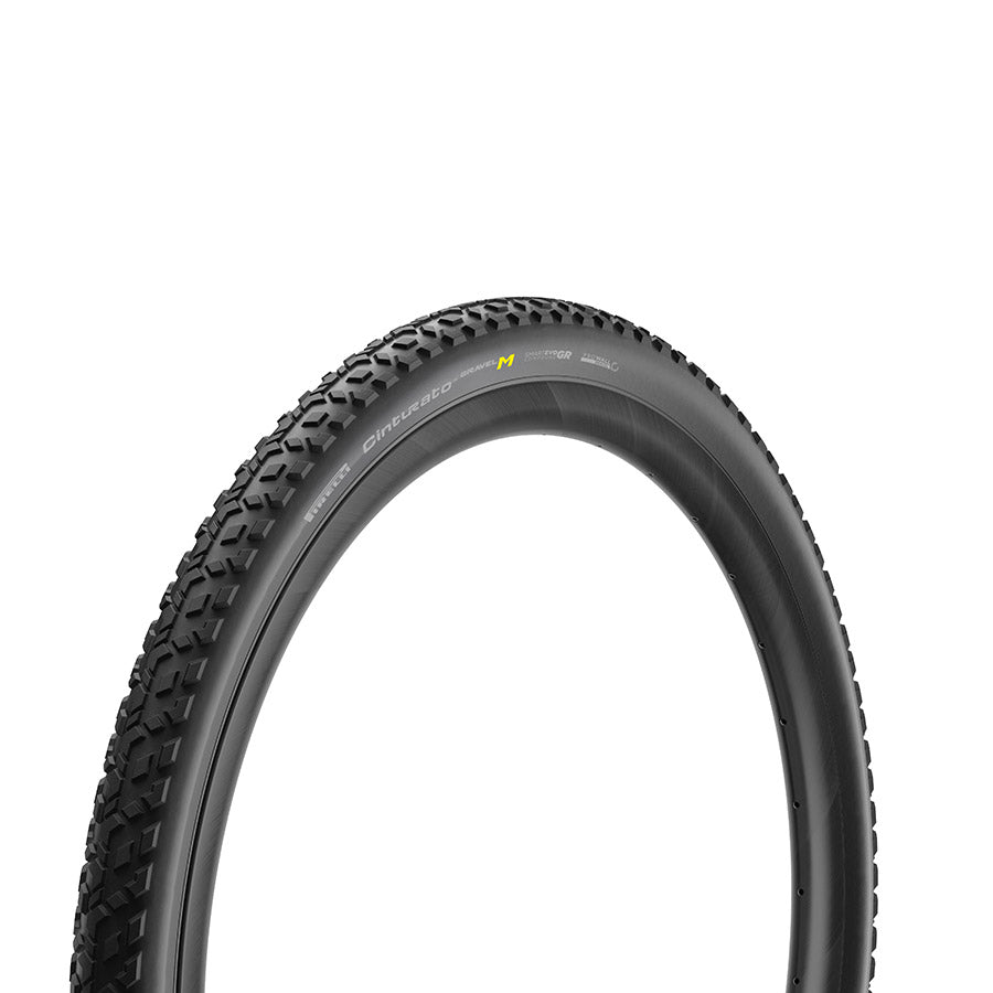 Pirelli, Cinturato Gravel M HP-Line, Gravel Tire, 700x40C, Folding, Tubeless Ready, SmartEVO GR, ProWALL Gravel, 120TPI, Black