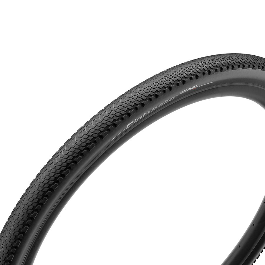 Pirelli, Cinturato Gravel H P-Line, Gravel Tire, 700x35C, Folding, Tubeless Ready, SpeedGrip, TechWALL, 60TPI, Black