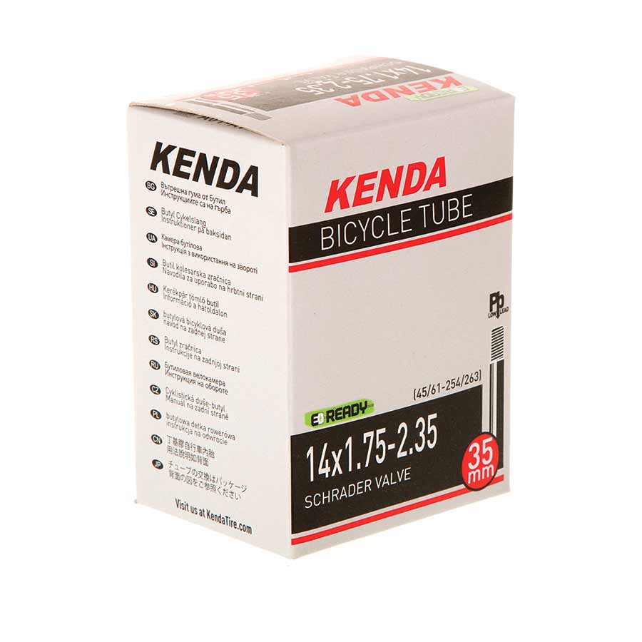 Kenda, Schrader, Tube, Schrader, Length: 35mm, 12'', 1-1/2 x 2-1/4