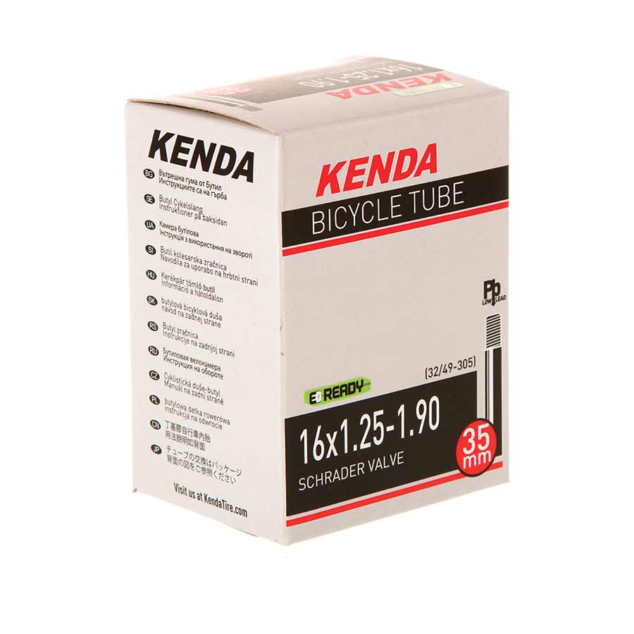 Kenda, Schrader, Tube, Schrader, Length: 35mm, 12'', 1-1/2 x 2-1/4