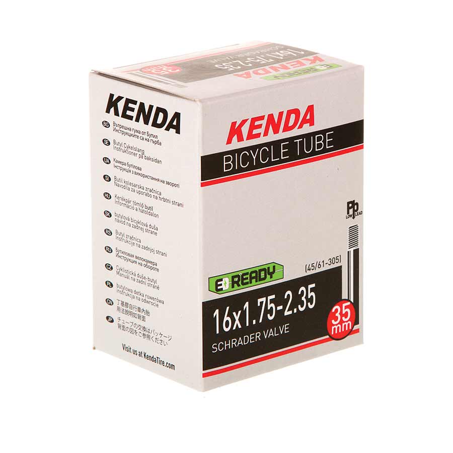 Kenda, Schrader, Tube, Schrader, Length: 35mm, 12'', 1-1/2 x 2-1/4