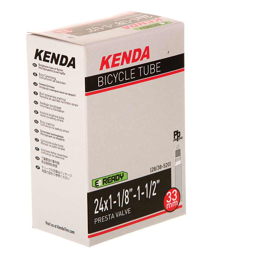 Kenda, Presta-Removable Valve Core, Tube, Presta, Length: 48mm, 26'', 3.50-4.50