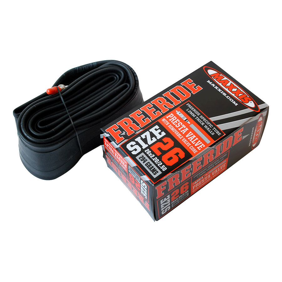 Maxxis, Freeride, Tube, Presta, Length: 48mm, 26'', 2.20-2.50