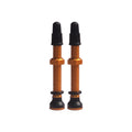 EVO, Tubeless Valves, Tubeless Valve, Presta, 44mm, Orange, Pair