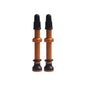 EVO, Tubeless Valves, Tubeless Valve, Presta, 44mm, Orange, Pair