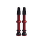 EVO, Tubeless Valves, Tubeless Valve, Presta, 44mm, Orange, Pair