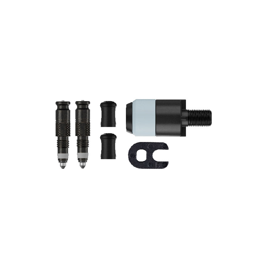 Schwalbe, CLIK Conversion Kit with pump adapter, CLIK Valve Core, Replaces a Presta valve core to give you the benefits of a CLIK valve, Also includes a CLIK valve adapter for Schrader pumps