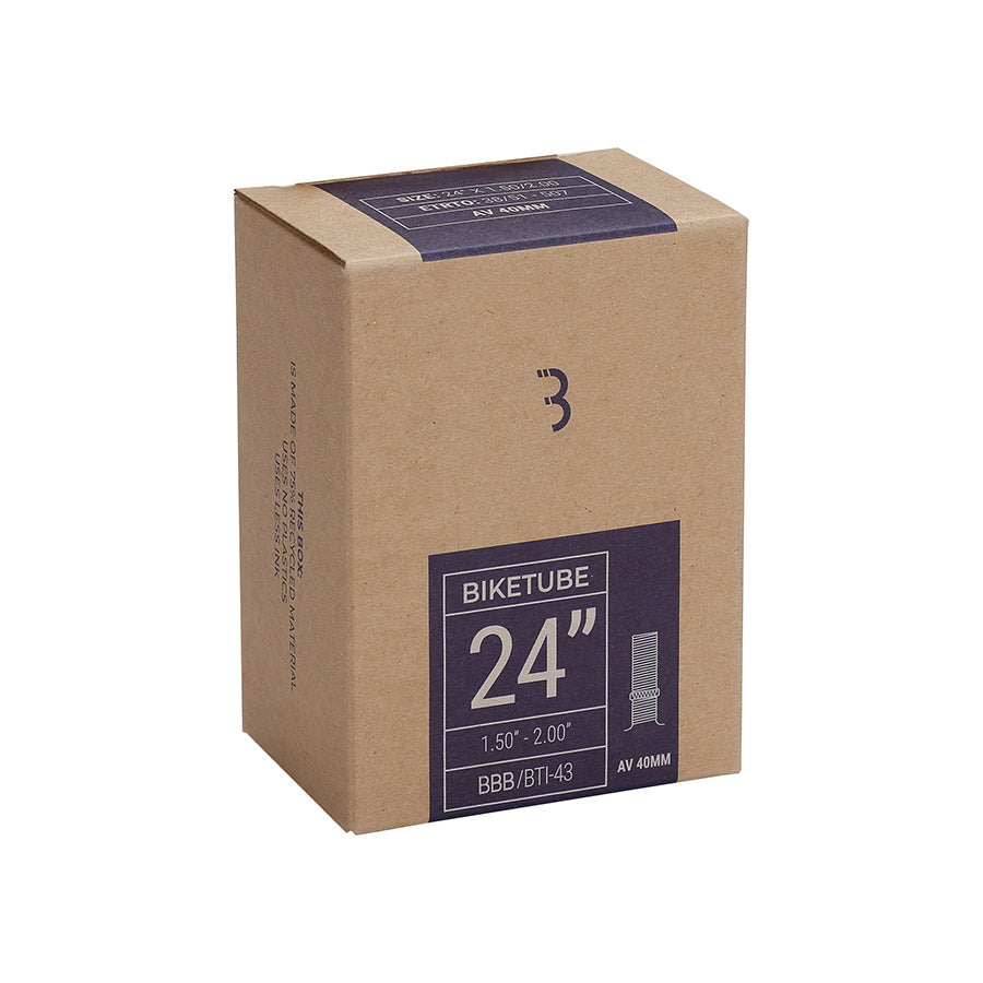 BBB Cycling, Tube, Schrader, Length: 33mm, 20'', 1.75-2.35