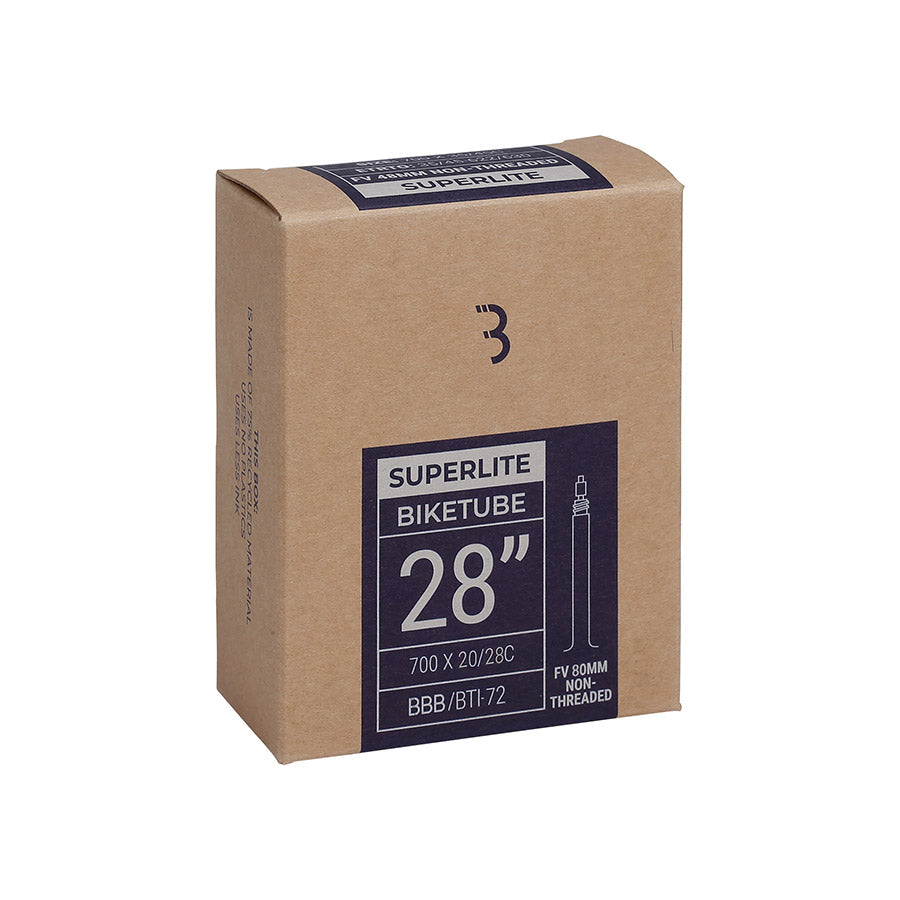 BBB Cycling, SuperLite, Tube, Presta, Length: 48mm, 700C, 35-43C