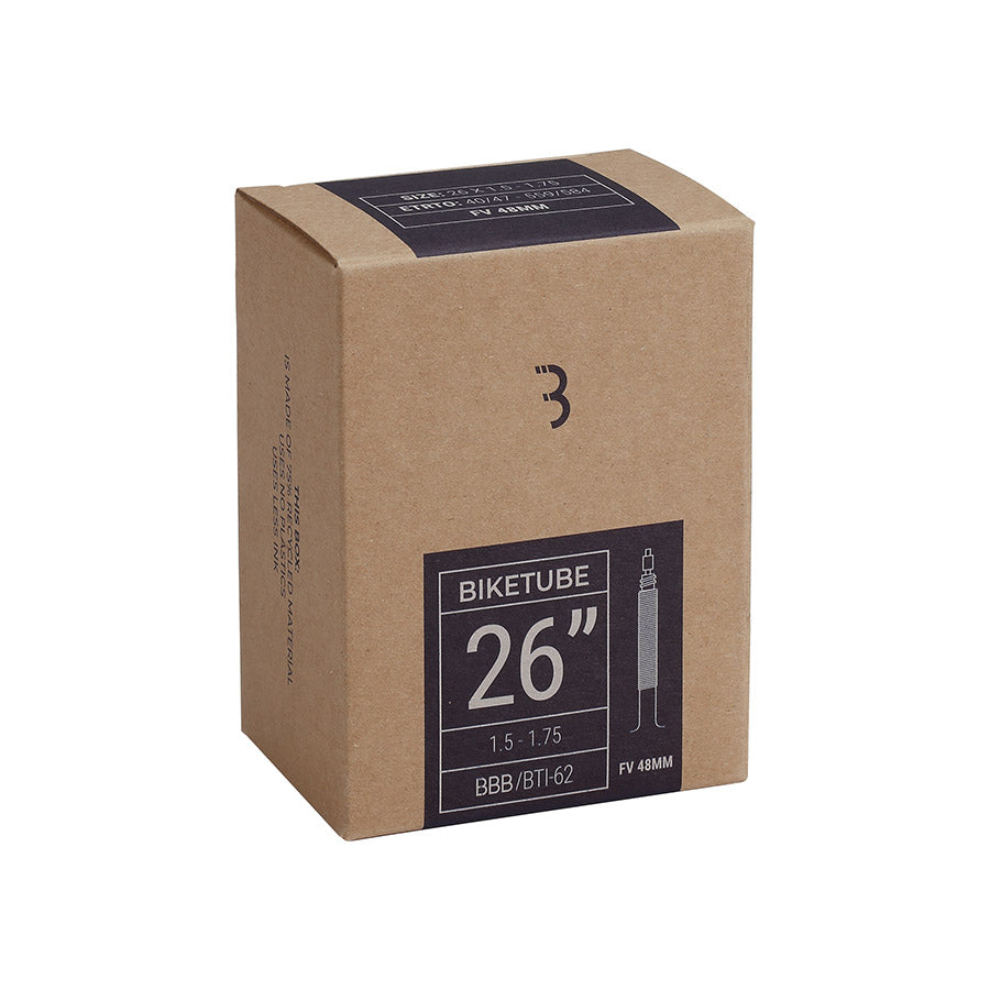 BBB Cycling, Tube, Presta, Length: 48mm, 26'', 1.5-1.75