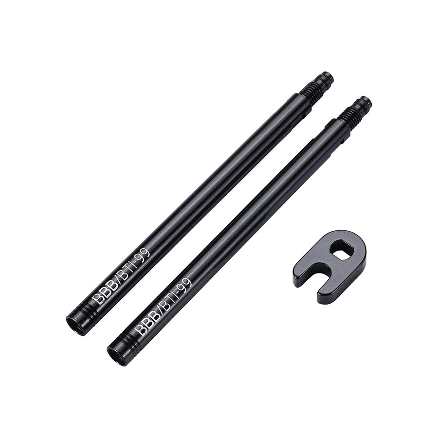 BBB Cycling, BTI-99 ValveExtend, Valve Extender, For Presta valves with removable core, 50mm, Pair