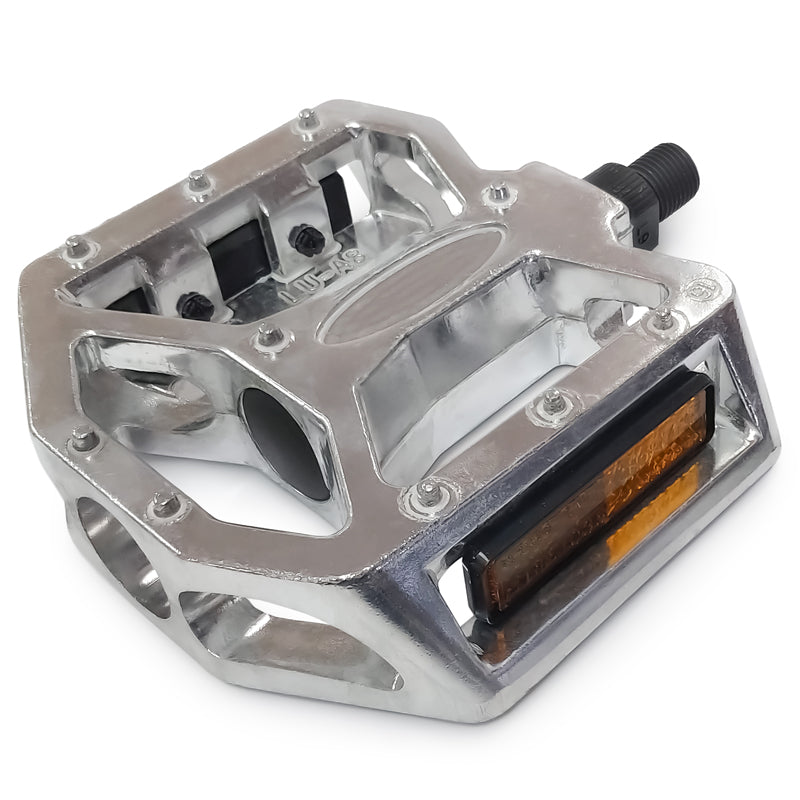 PÉDALE RACE LU-A8 ARGENT 1/2