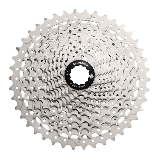 Sun Race, CSMS8-11, Cassette, 11 sp., 11-42T, For Shimano/SRAM, Metallic Silver