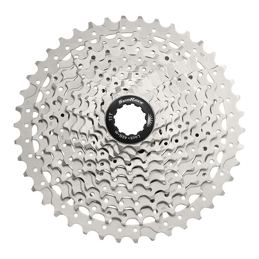 Sun Race, CSMS3, Cassette, 10 sp. 11-42T, For Shimano/SRAM, Metallic Silver