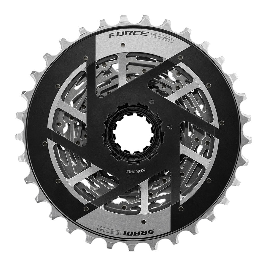 SRAM, XG-1270 E1, Cassette, Silver, Speed: 12, 10-28T, XD-R