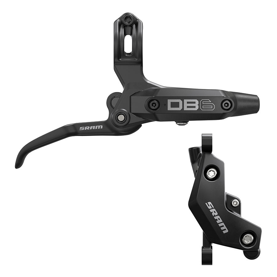 SRAM, DB6 A1, MTB Hydraulic Disc Brake, Left, Post mount, Black