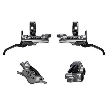 Shimano, XTR BL-M9220 / BR-M9220 Kit, MTB Hydraulic Disc Brake, Front and Rear, Post mount, Disc: Not included, Black, IBRM9220UPGKIT1