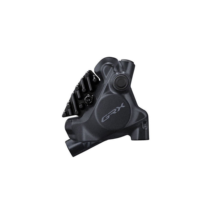 Shimano, GRX BR-RX410, Road Hydraulic Disc Brake, Front, Flat mount, 140 or 160mm (not included), 109g, Black