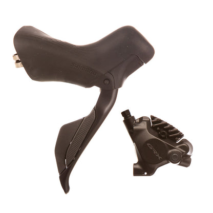 Shimano, GRX ST-RX715 / BR-RX410, Road Hydraulic Disc Brake, Rear, Flat mount, 160mm (not included), Black, IRX7153DRRDSC170A