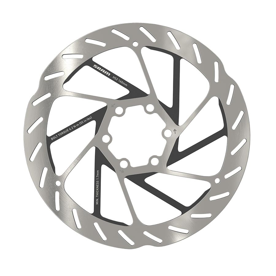 SRAM, HS2 6-bolt, 160mm, ISO 6B