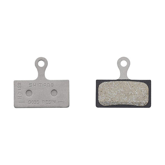 Shimano, G-Type, Disc Brake Pads, Shape: Shimano G05S-RX, Resin, Pair