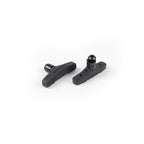 Eclat, Force Regular, Linear Pull Pads, Non-cartridge, Rubber, Pair, Clear/Black
