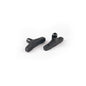 Eclat, Force Regular, Linear Pull Pads, Non-cartridge, Rubber, Pair, Clear/Black