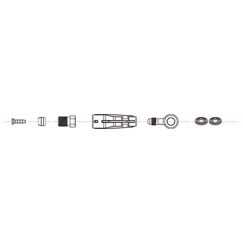 Jagwire, Mountain Pro Quick-Fit, Adapter kit, Hope