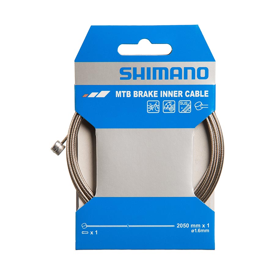 Shimano, Brake Cable, Stainless, MTB Tandem, 1.6 x 3500mm, Unit