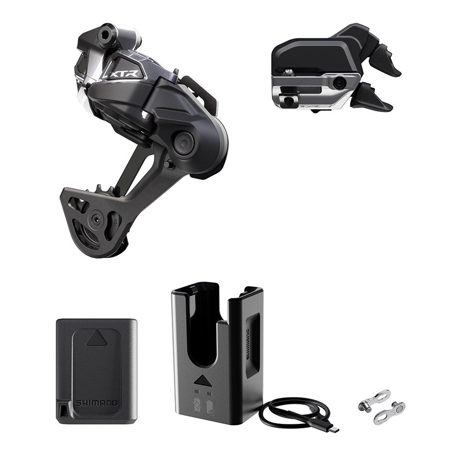 Shimano, XTR Di2 RD-M9250 Kit, Rear Derailleur, Speed: 12, Cage: SGS, Black, clamp band, IGPM9250UPG02