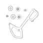 SRAM, Inner Cage for GX AXS, NX and SX, 11.7518.092.004