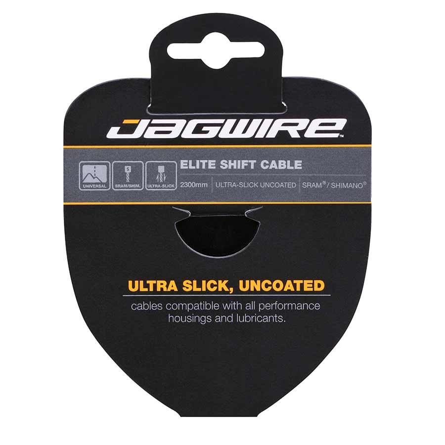 Jagwire, Elite Stainless Steel Ultra-Slick, Shift cable, 1.1mm x 2300mm, Campagnolo, Workshop Filebox of 25