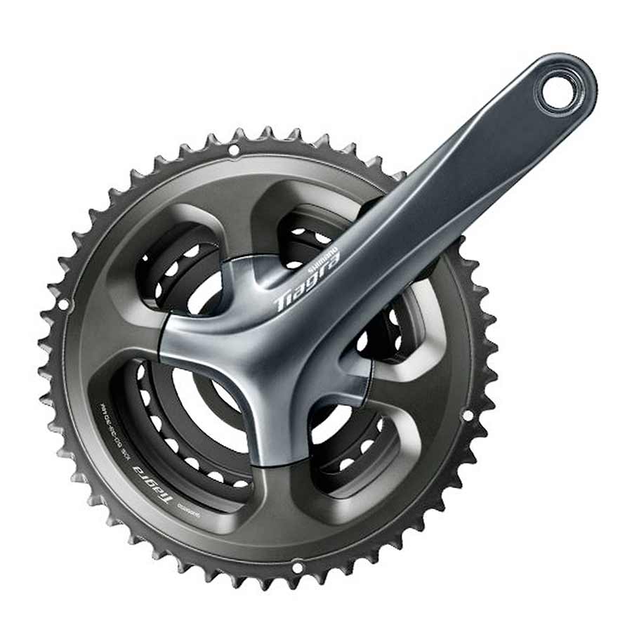 Shimano, Tiagra FC-4700, Crankset, 10 sp., 170mm, 34/50T, BCD:110, H2, 68mm, 43.5mm, Grey