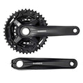 Shimano, FC-MT210-3, Crankset, Speed: 9, Spindle: 24mm, BCD: Rivets, 22/32/44, Hollowtech II, 170mm, Black, MTB