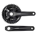 Shimano, FC-MT210-3, Crankset, Speed: 9, Spindle: 24mm, BCD: Rivets, 22/32/44, Hollowtech II, 170mm, Black, MTB