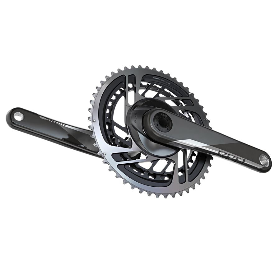 SRAM, Red AXS, Crankset, Speed: 12, Spindle: 28.99mm, BCD: Direct Mount, 46/33, DUB, 172.5mm, Black, Road