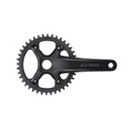 Shimano, GRX FC-RX600-1, Crankset, Speed: 11, Spindle: 24mm, BCD: 110, 40, Hollowtech II, 170mm, Black, Road Disc